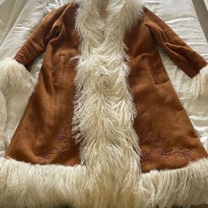 Genuine Fur Penny Lane Afghan Shearling Coat